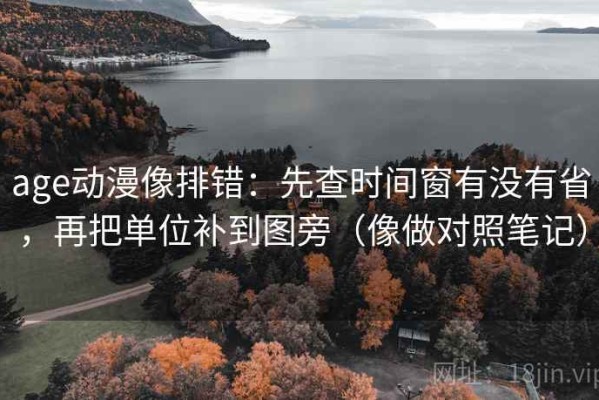 age动漫像排错：先查时间窗有没有省，再把单位补到图旁（像做对照笔记）