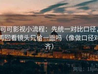 可可影视小流程：先统一对比口径，再回看镜头只给一面吗（像做口径对齐）